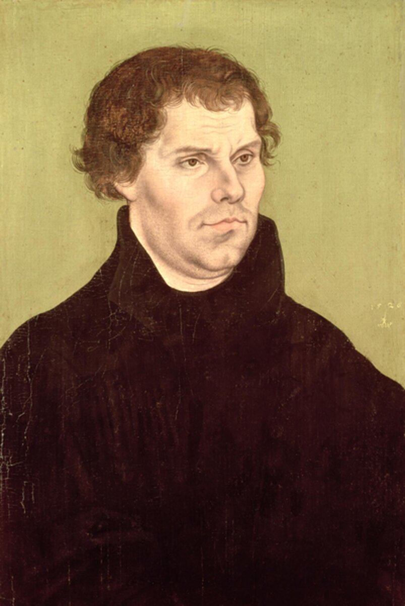 Мартин Лютер (1483-1546). Художник Л. Кранах Старший, 1526г.