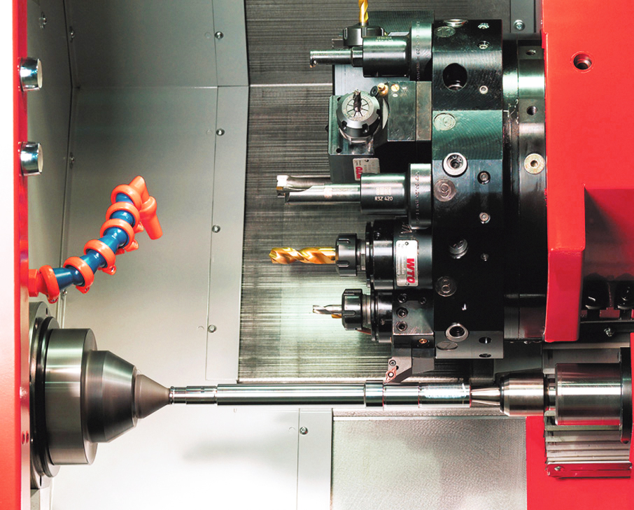 Рабочая зона станка emcoturn E45