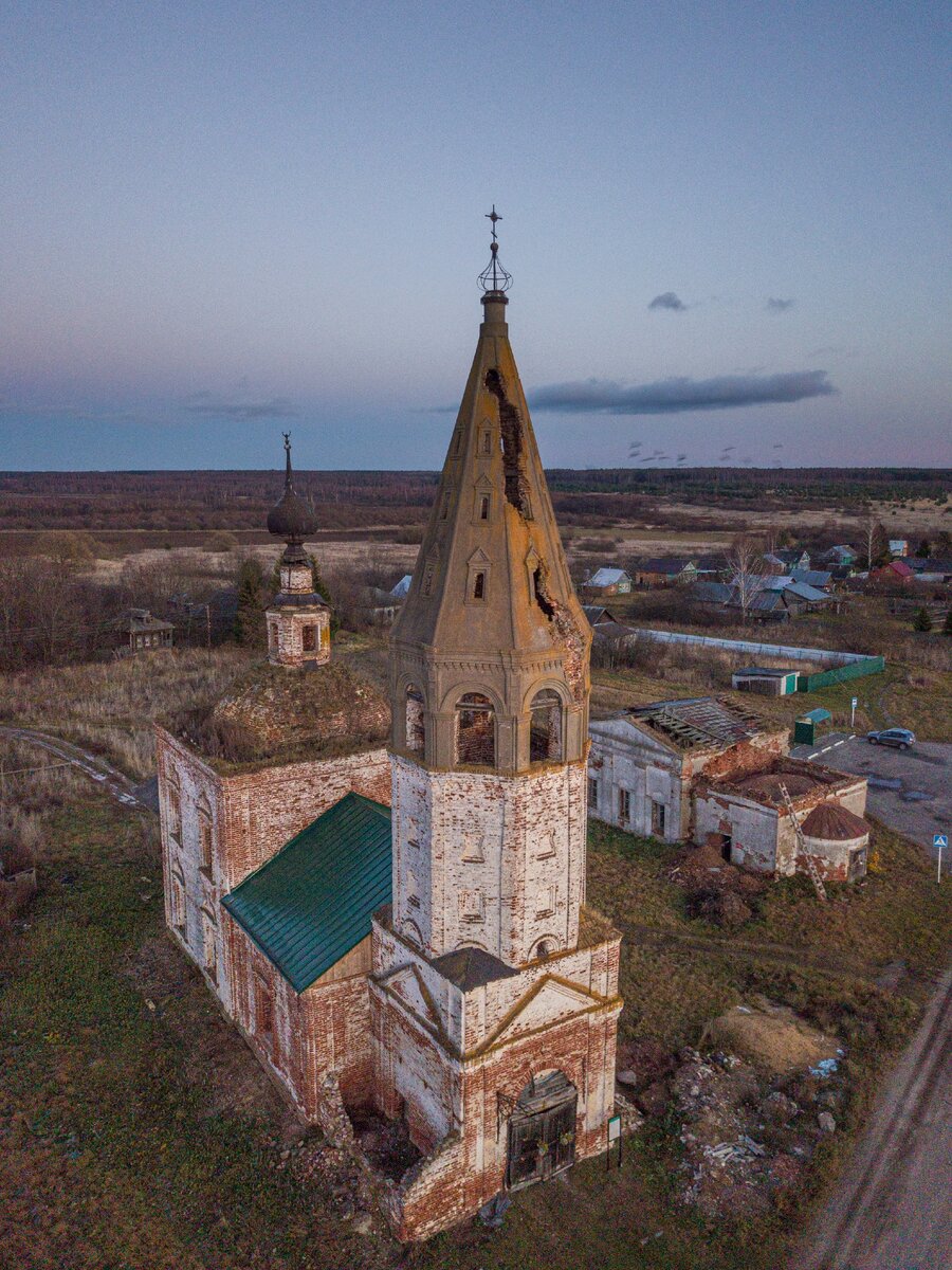 Церковь Николая Чудотворца, Владимирская область, Суздальский район, с. Большое Борисово. Координаты: 56.5513, 40.6084, фото автора. 