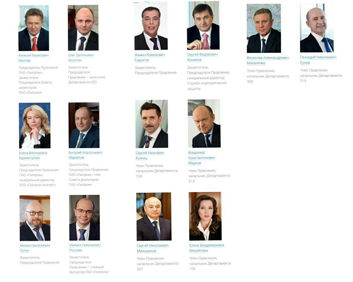 Вот эти счастливые люди, работающие под логунгом "Газпром - народное достояние"