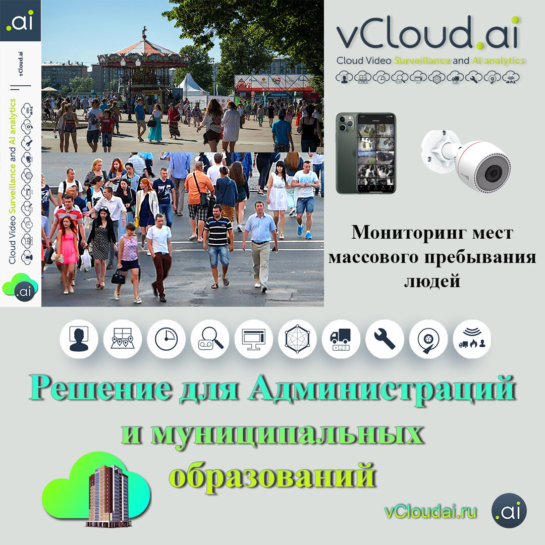 Мониторинг мест массового пребывания людей