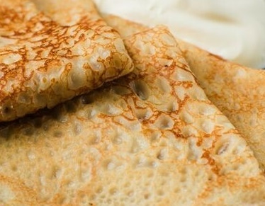 Блины в сметане