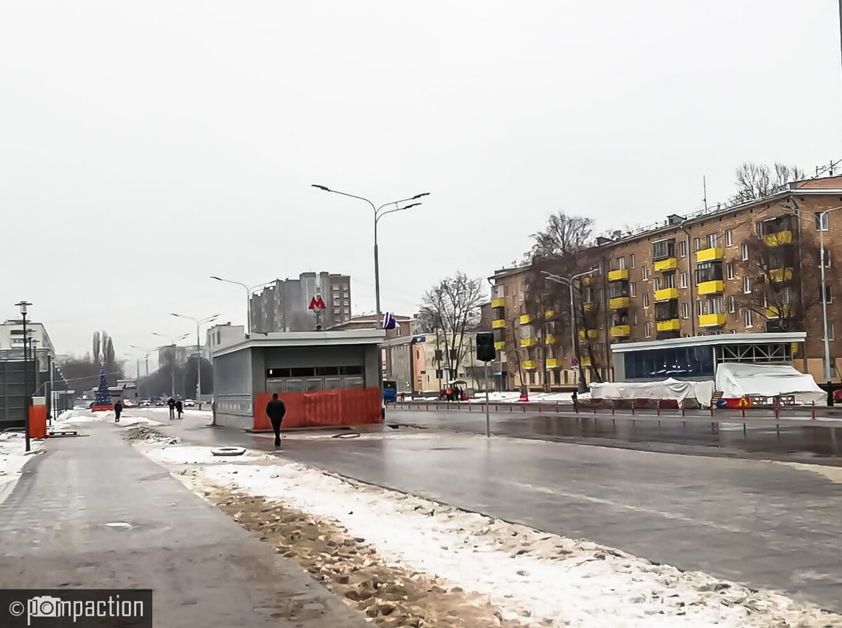 Станция "Народное Ополчение" 1 января 2021 года