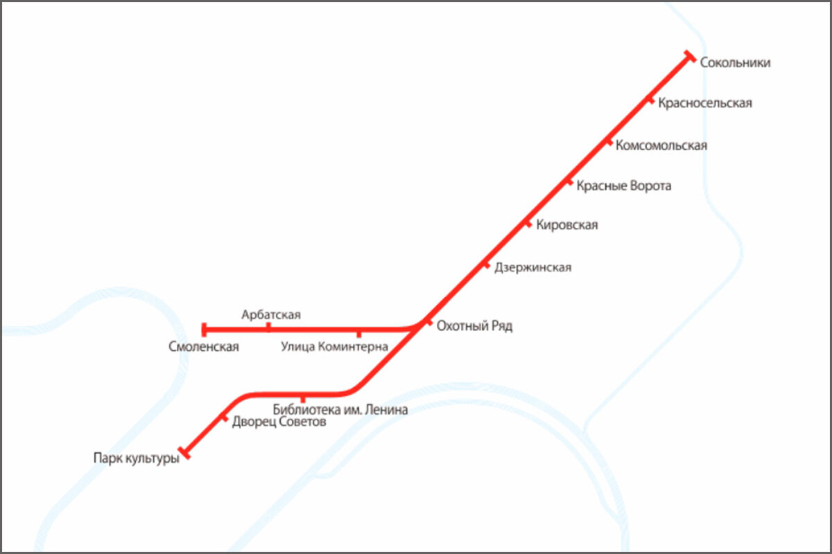 Московское метро в 1935 году