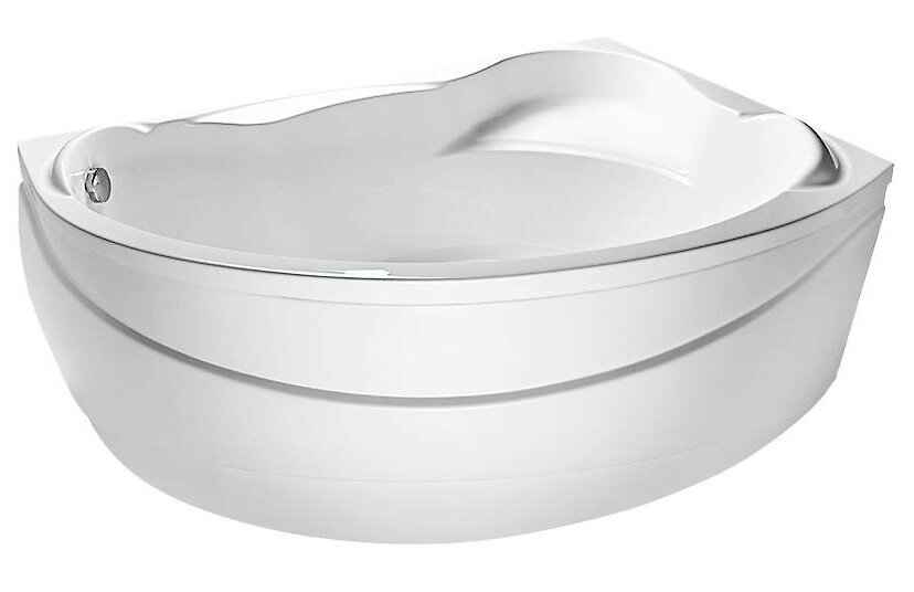 Асимметричная ванна Catania оснащена просторной внутренней чашей, в которой смогут удобно разместиться двое взрослых.-2-3