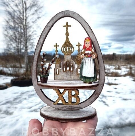 Пасхальный декор для комнаты.