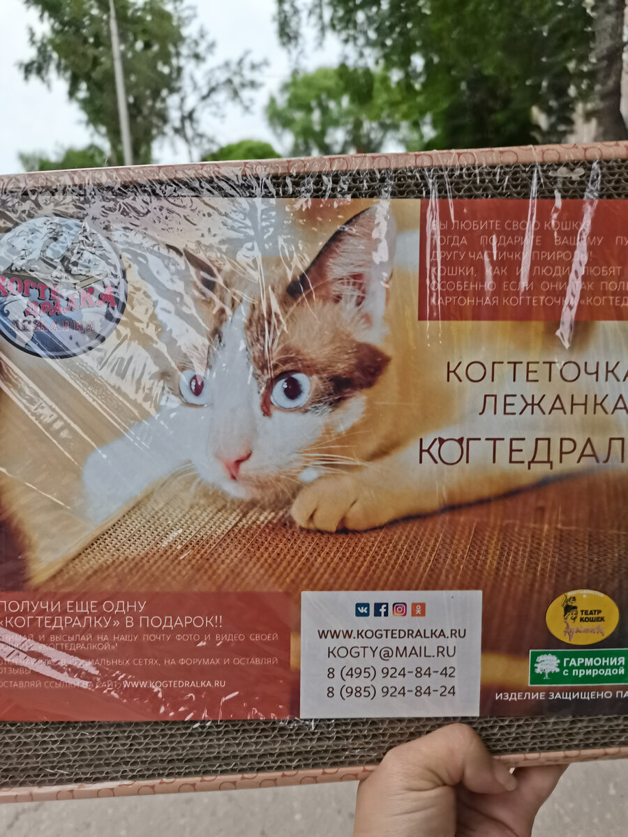 Красивая Кошка на упаковке))) 
