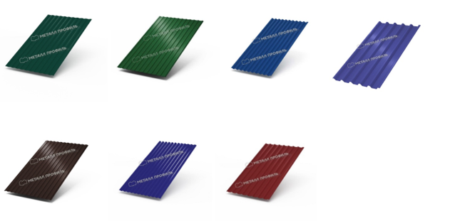 Профнастил С-8, С-10, С-21, С-44, МП-10, МП-18, МП-20