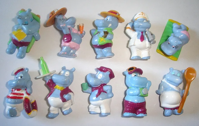 Первая серия игрушек "бегемотики". Happy Hippos на корабле мечты