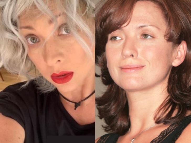 Ольга Дроздова на заре своей карьеры и годы спустя. Фото: Globallookpress.com, личный архив