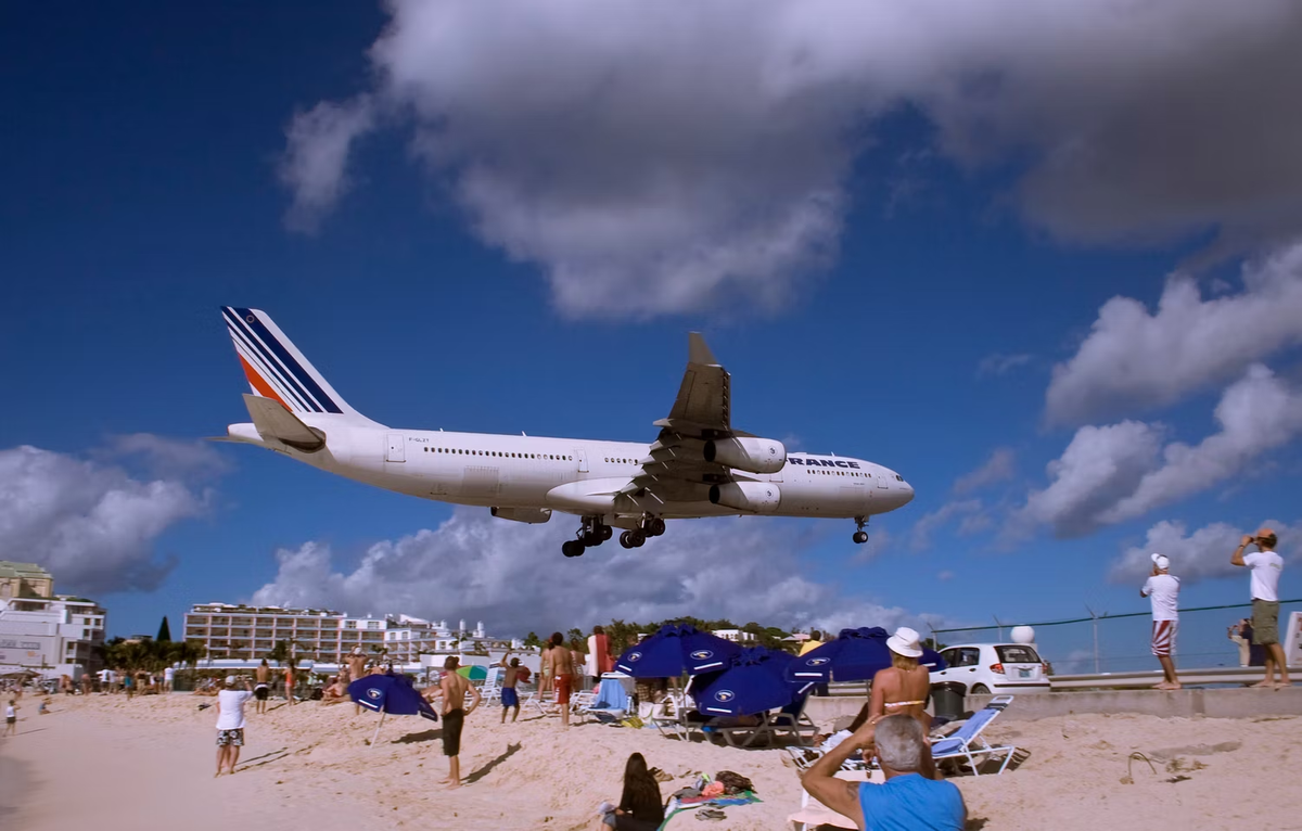 Princess Juliana International Airport in Saint Martin