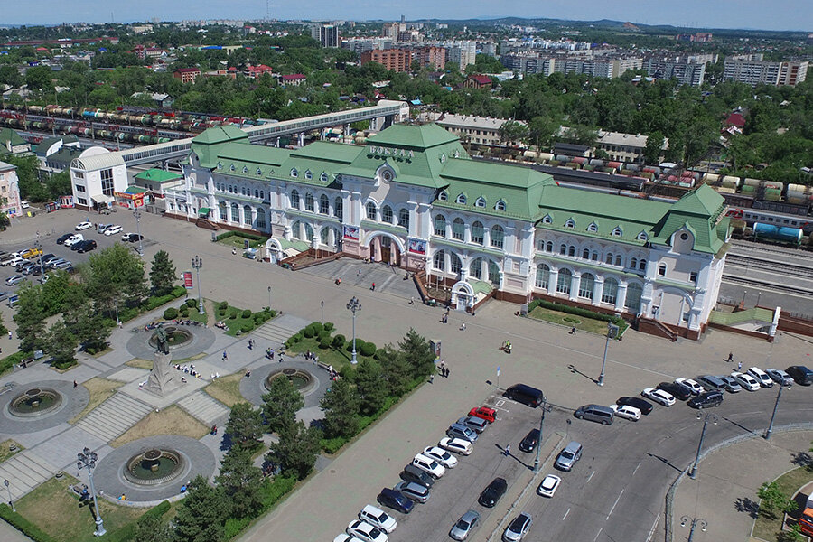 Жд вокзал хабаровск фото