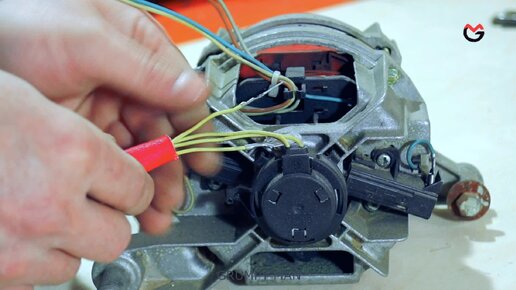 Как подключить двигатель от новых и старых стиральных машин | GRUMPY ...