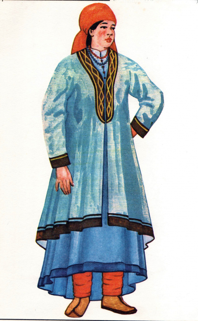 Национальный женский костюм челканцев. Источник фото: https://visit-altairepublic.ru/