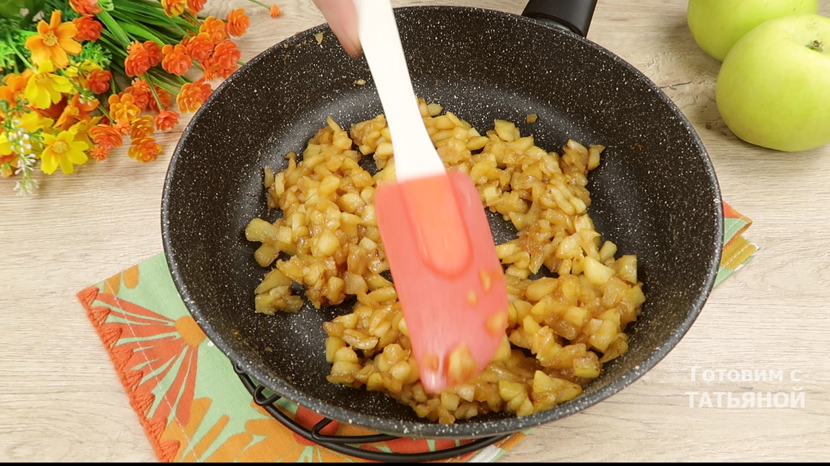 Беру два яблока и быстро готовлю печенье. Просто и вкусно. В магазине  больше не покупаю | Готовим с Татьяной | Дзен