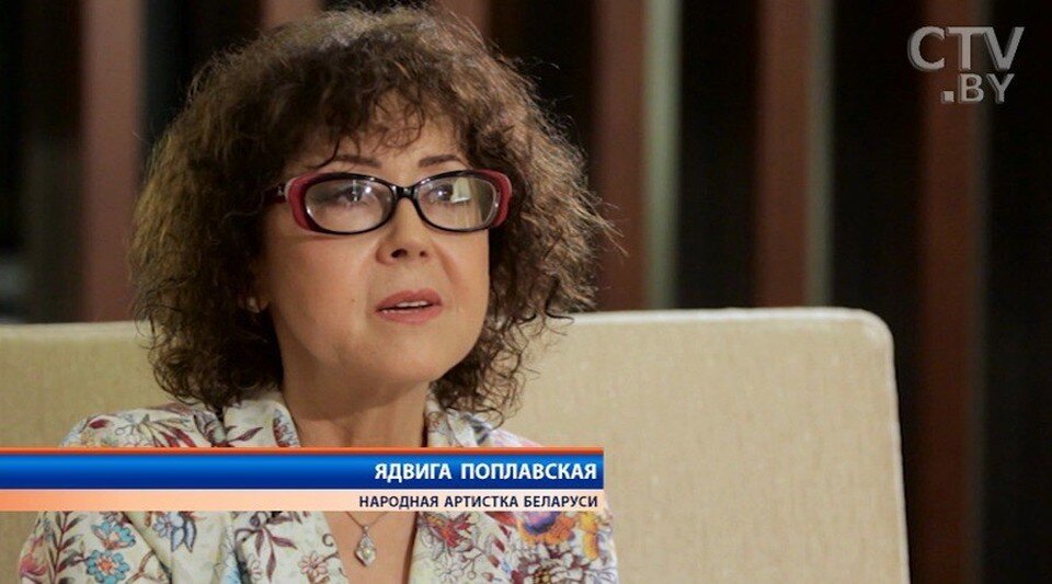     Народная артистка Беларуси Ядвига Поплавская. Скрин видео СТВ