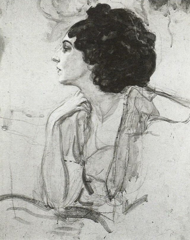 Портрет Иды Рубинштейн. Валентин Серов, 1910 год