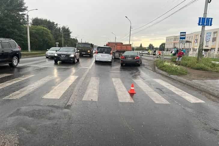    Фото с места ДТП предоставлены ГИБДД Новосибирска