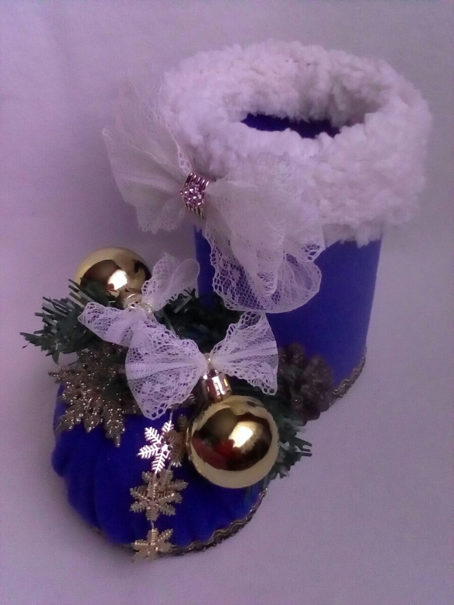 Новогодний башмачок своими