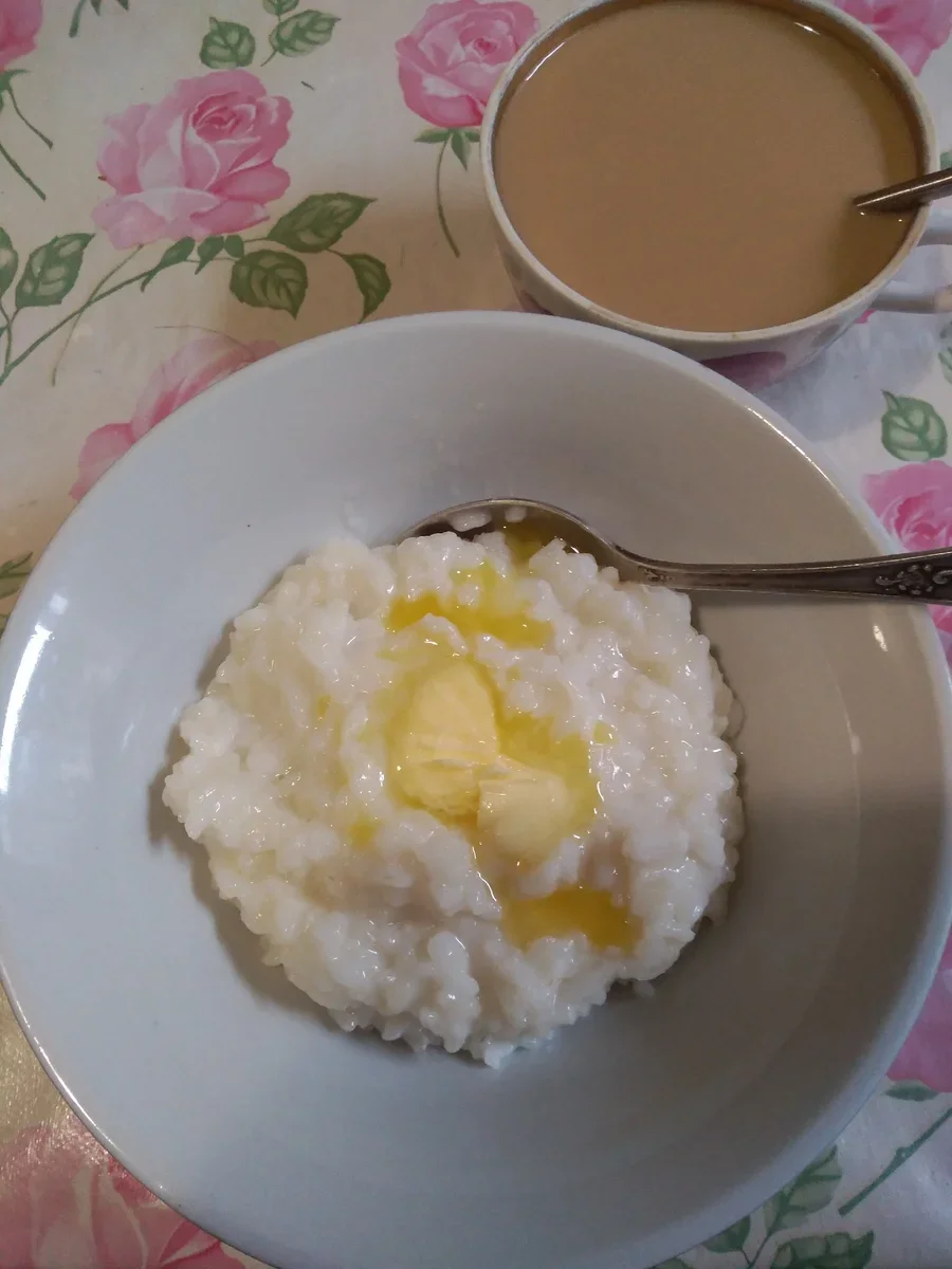 Каша с маслом картинка