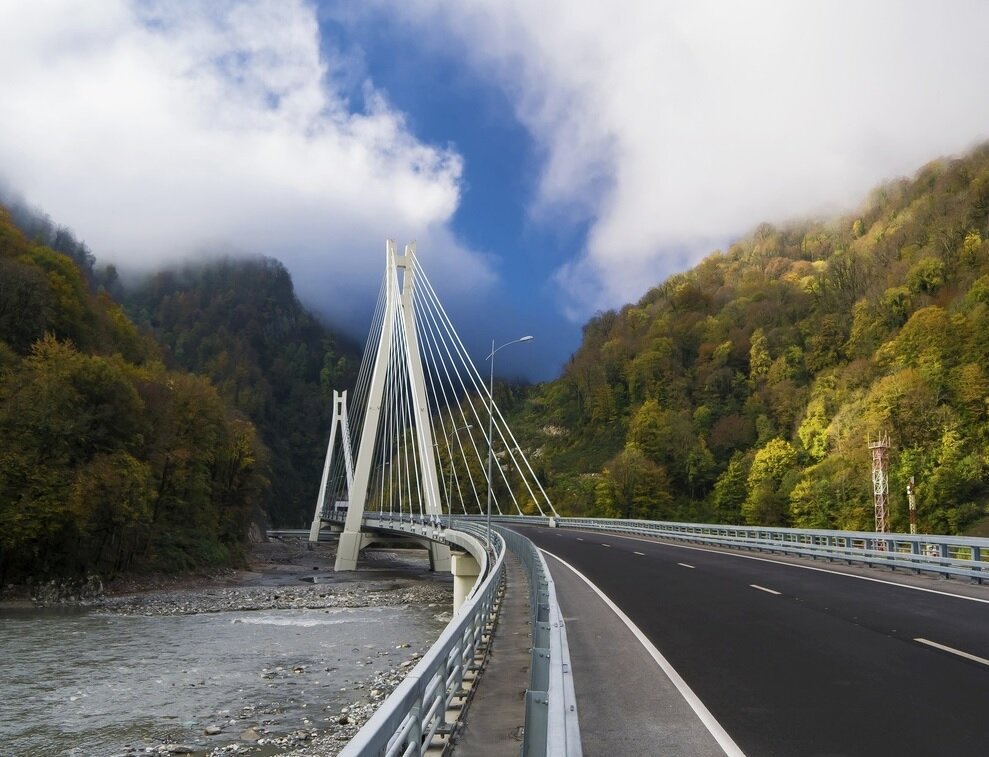 Одно из живописных мест по дороге в Горки Город