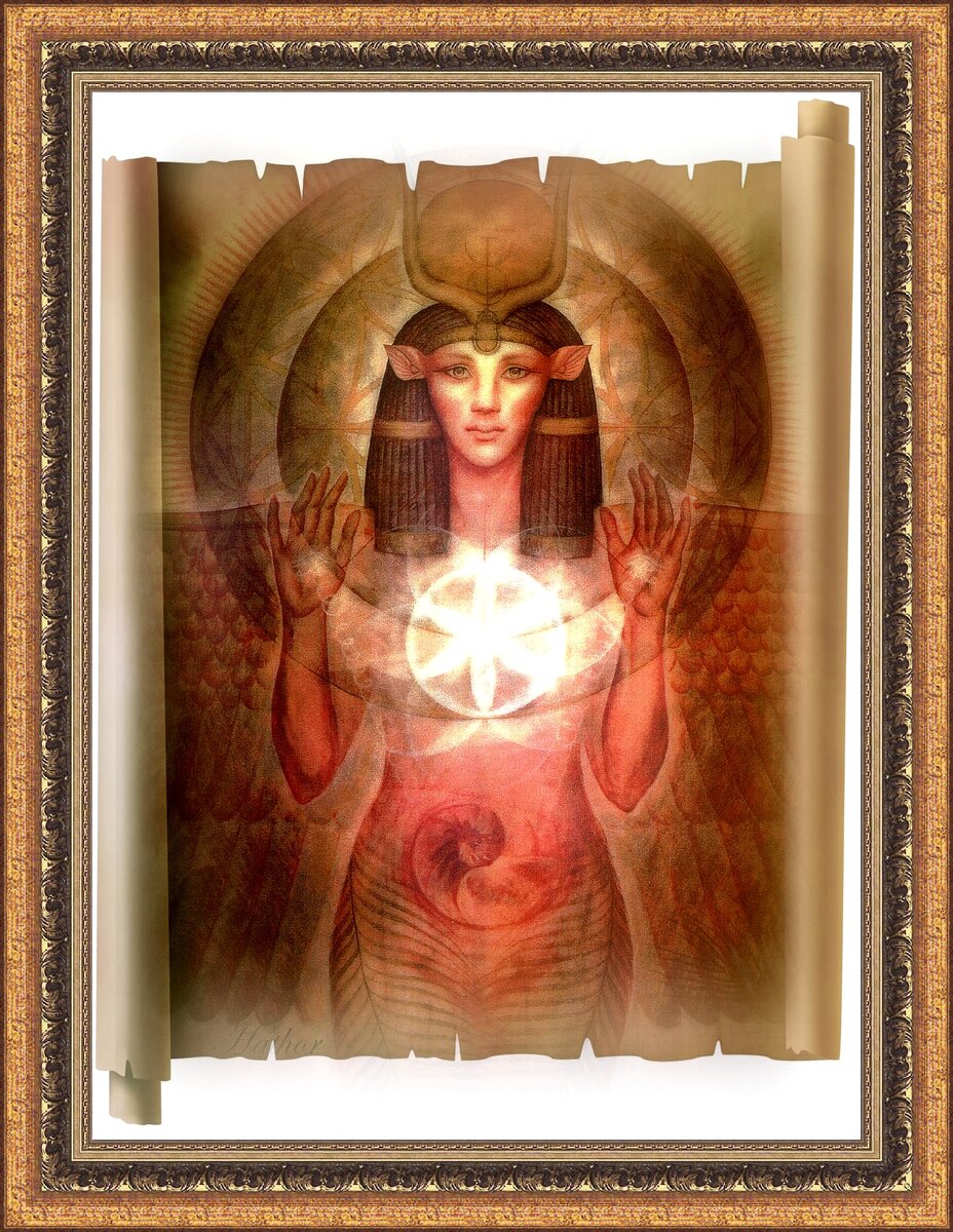 Богиня Хатхор...