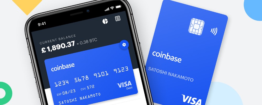 Дебетовая карта Coinbase.