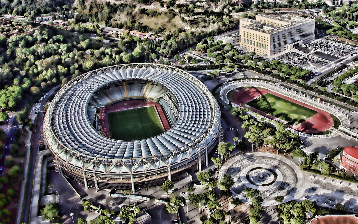 Олимпико стадион. Стадион "Олимпико" в Риме, Италия. Стадио Олимпико стадион. Стадион Олимпико Рим.