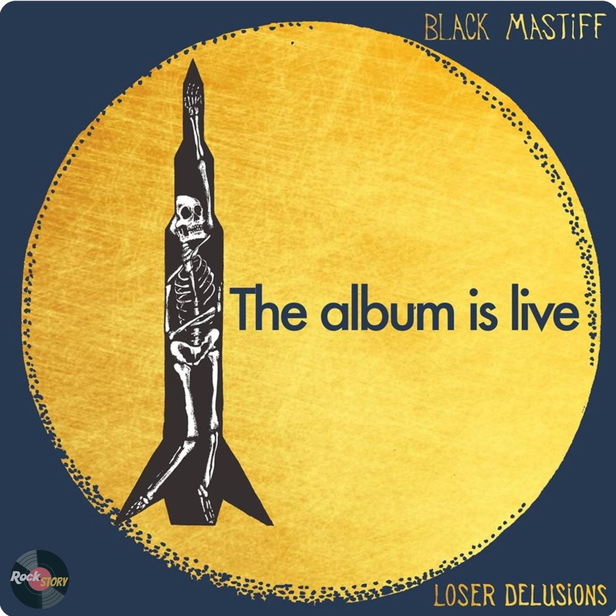 На фотографии обложка альбома Loser Delusions группы Black Mastiff 