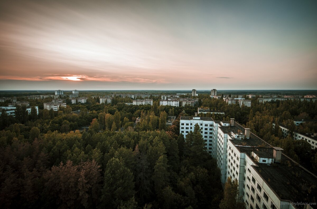 Чернобыль зона отчуждения фото города