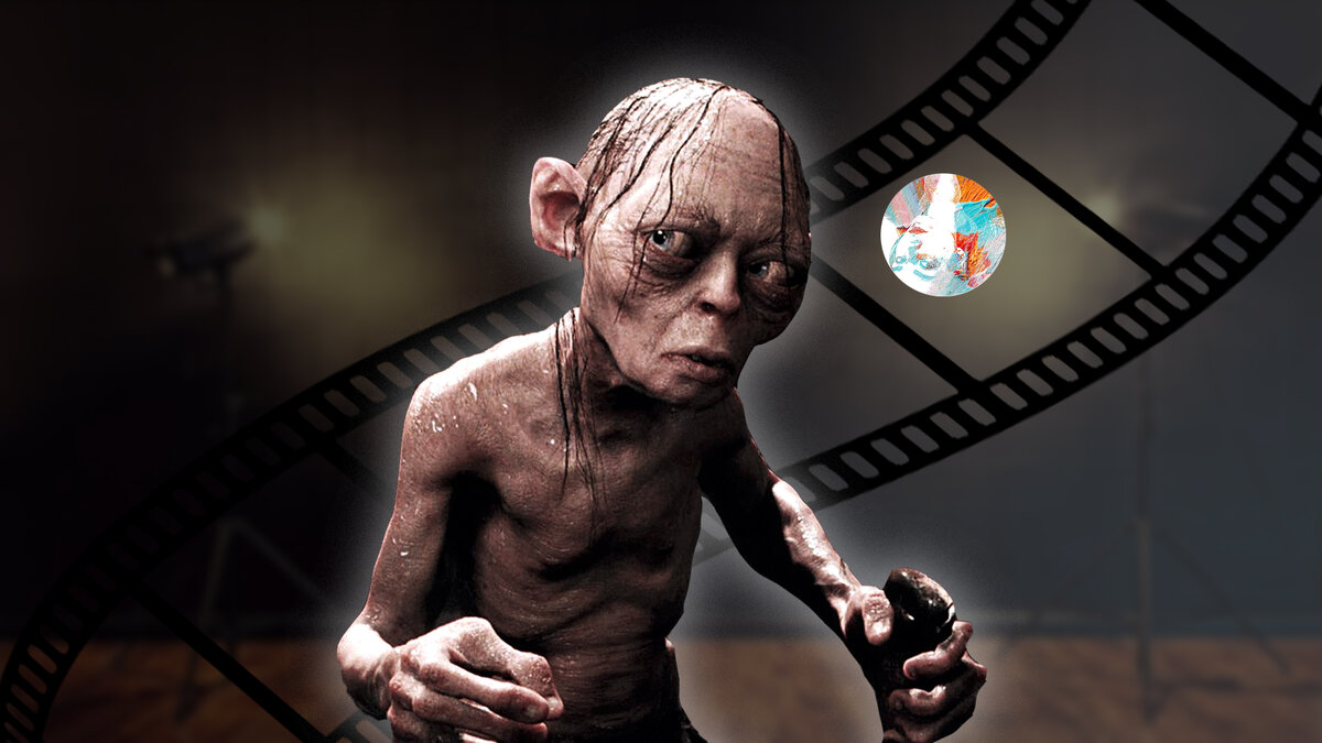 Голлум из фильма "Властелин колец"