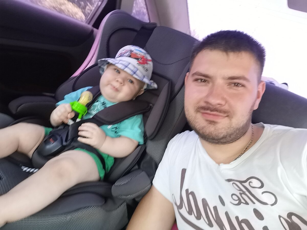 Летний день, едем на речку.