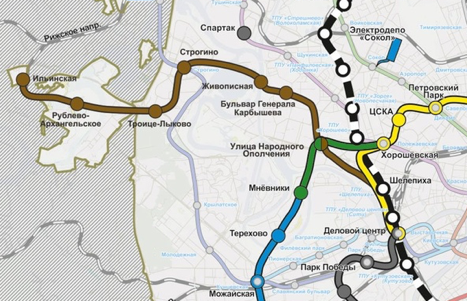 Проектируемый участок РАЛ (Рублёво-Архангельской линии) 