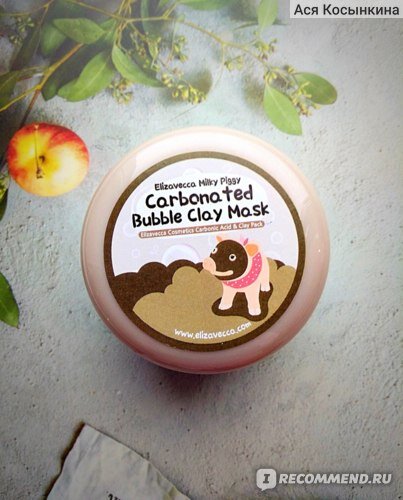 Маска для лица Elizavecca Milky Piggy Carbonated Bubble Clay Mask - отзыв