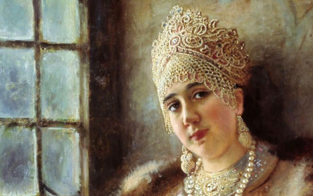Боярыня в кокошнике картина