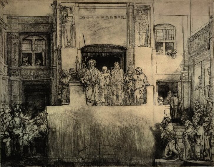 Christ presented to the people the oblong plate [‘Ecce homo’] 1655