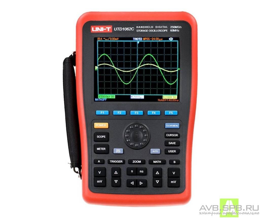 Двухканальный запоминающий осциллограф UNI-T  UTD1062C