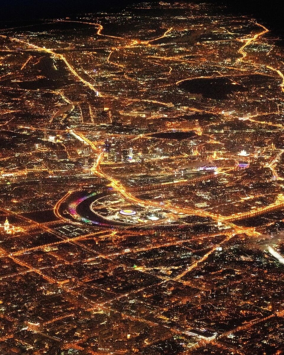 москвы с высоты птичьего полета