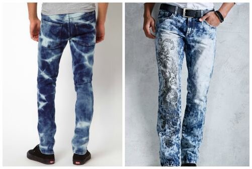 Джинсы "варёнки"