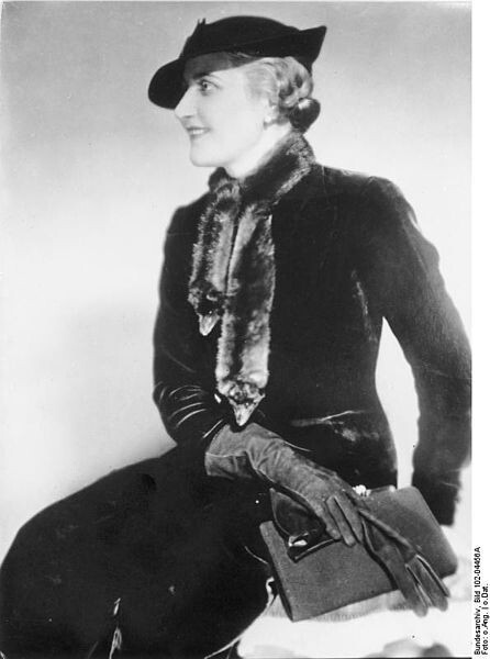 Магда Геббельс - всегда была одета модно и элегантно