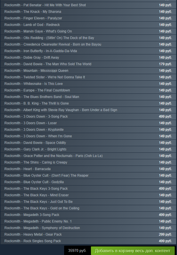 Количество дополнений и их цена зашкаливает