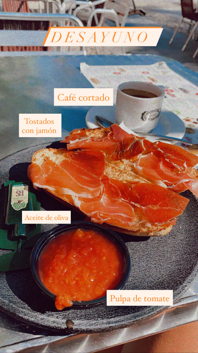 Завтрак в "100 montaditos"  за 1.9 евро