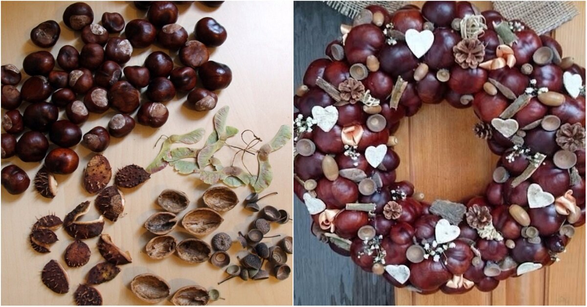 Панно из каштанов. Поделки из каштана своими руками. Поделки из каштанов своими руками. Корзина из каштанов. Домик из каштана.