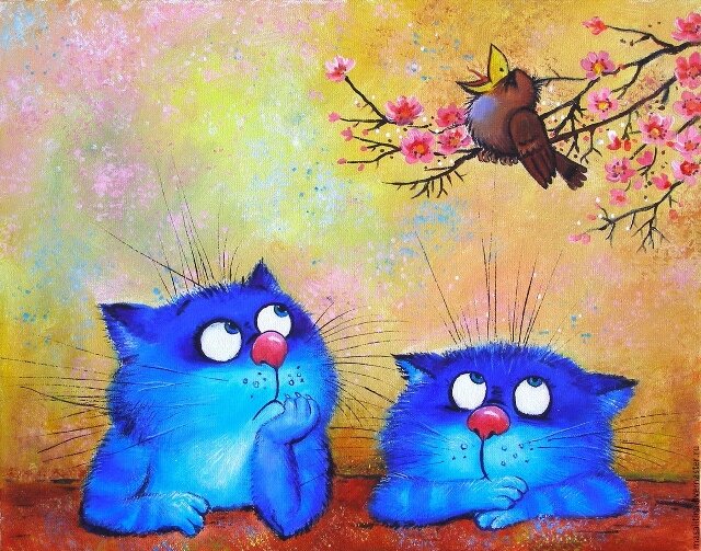 Кошки на окошке Картинка. (Яндекс)