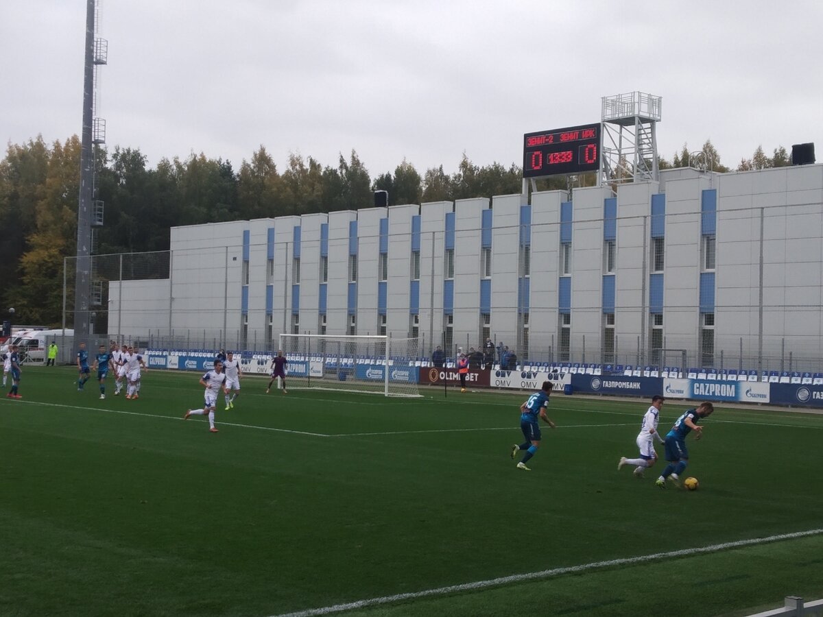 Один из матчей в Газпром-академии. Фото автора.
