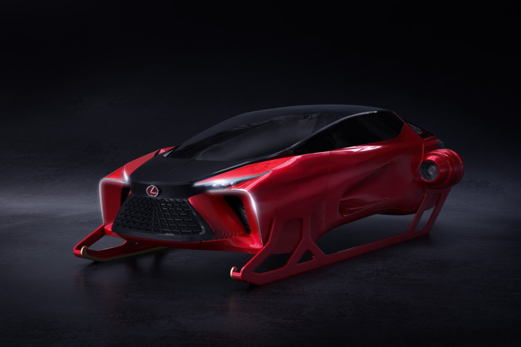 На фото: Сани для Санты от Лексус. Фото с сайта cars.ru