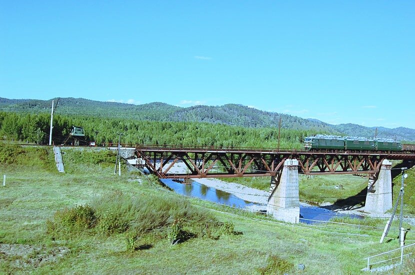 Железнодорожный мост в Читинской области