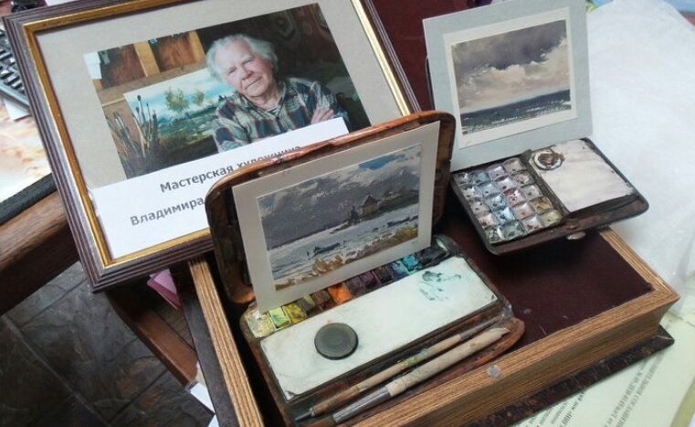 миниатюрные акварельные пейзажи В.Г.Шевченко