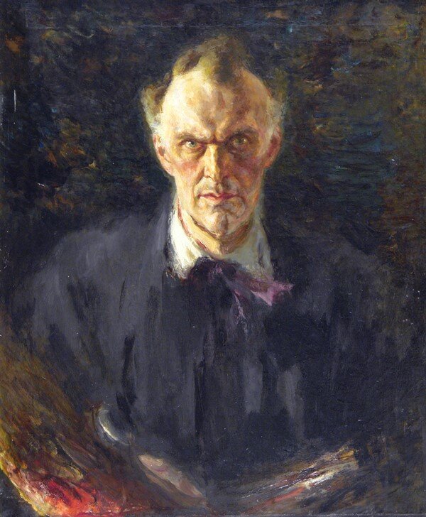 Автопортрет, (между 1917—1926 годами), (холст, масло), Калужский областной художественный музей