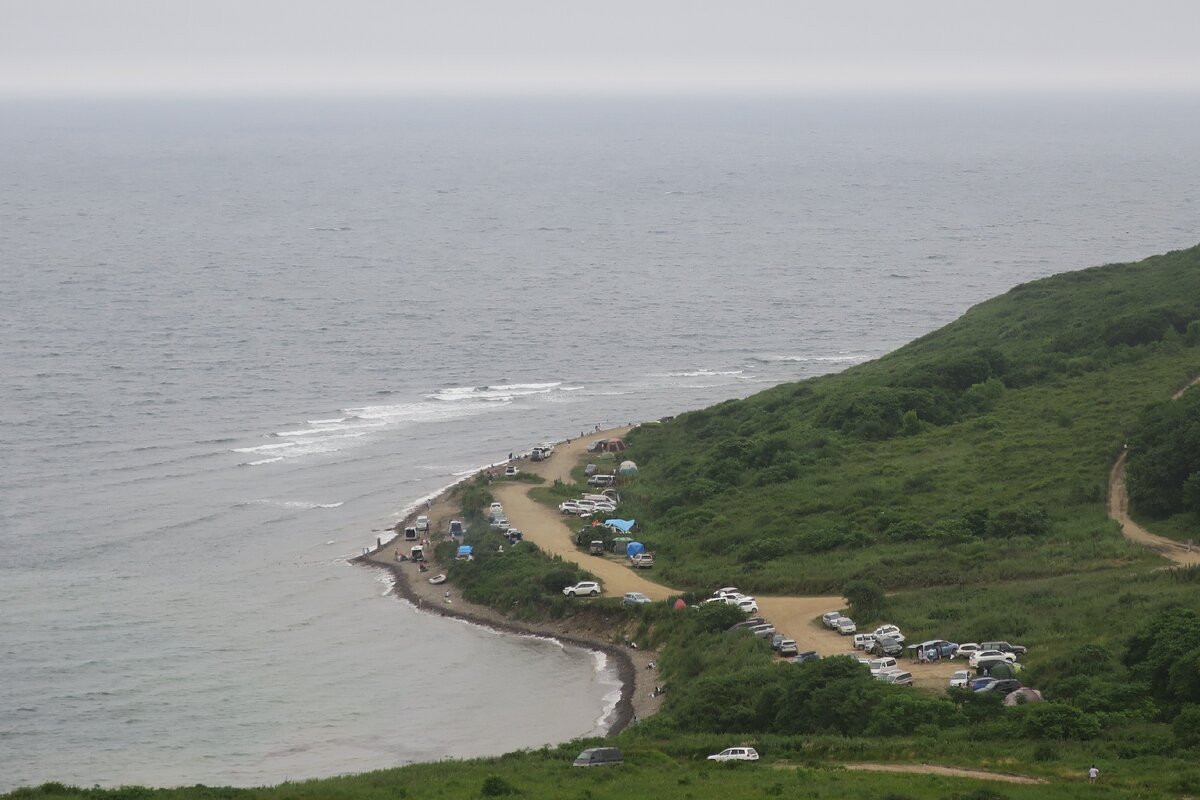 парковки на острове Русский